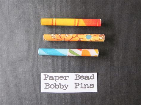 Wendylynns Paper Whims Recycled Magazine Paper Bead Bobby Pins