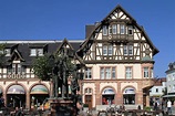 Bad Homburger Marktplatz mit Laternenbrunnen