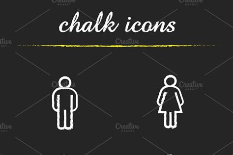 Gender Symbols 4 Icons Vector Pre Designed Illustrator Graphics