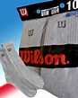 Wilson Crew Sock - 10 Pair Pack - Grey: Amazon.co.uk: Sports & Outdoors