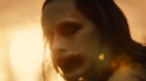 Based on the photo, it seems. Zack Snyder Explains Why Jared Leto's Joker Is In His ...