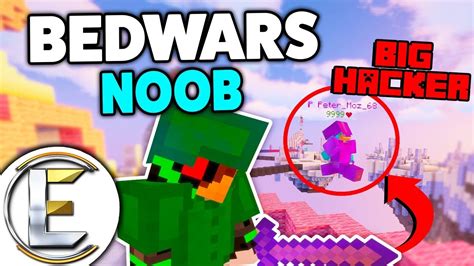 Bedwars Noob Minecraft Hypixel Minecraft Bedwars Hacker First Time Playing Youtube