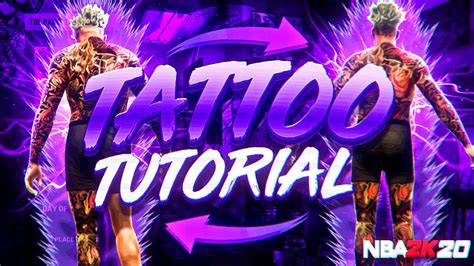 The Best Tattoo Tutorial In Nba 2k20 Youtube