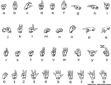 What Is The Alphabet In Sign Language Draw Heat