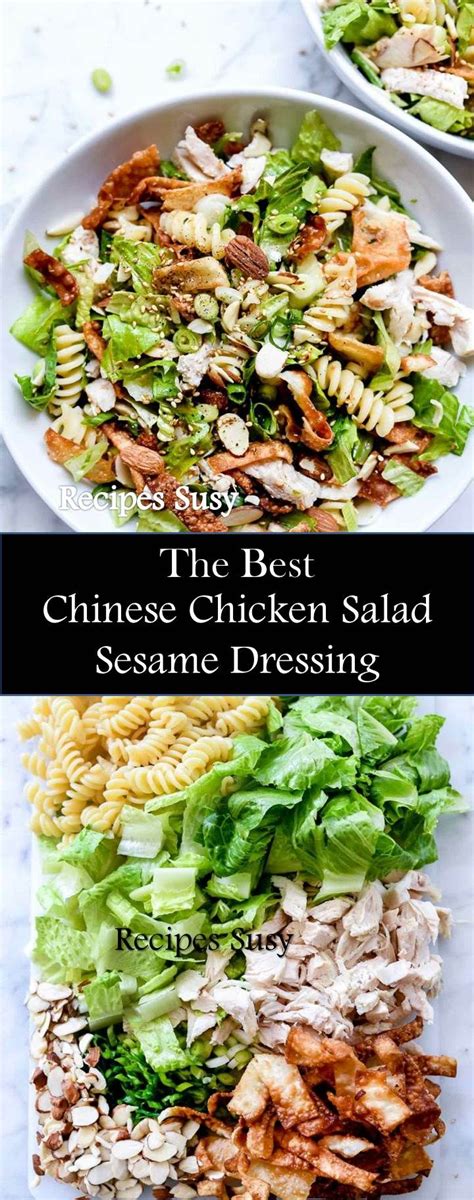 Chinese chicken salad dressing recipes. Recipe Susy ==>Chinese Chicken Salad Sesame Dressing ...