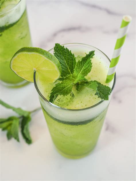 Frozen Mint Lemonade Recipe The Travel Bite