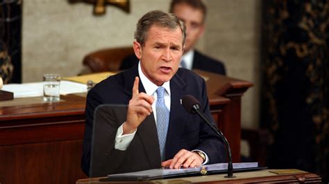 George W. Bush describes Iraq, Iran and North Korea as 