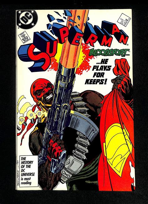 Superman 1987 4 1st Bloodsport Full Runs And Sets Dc Comics