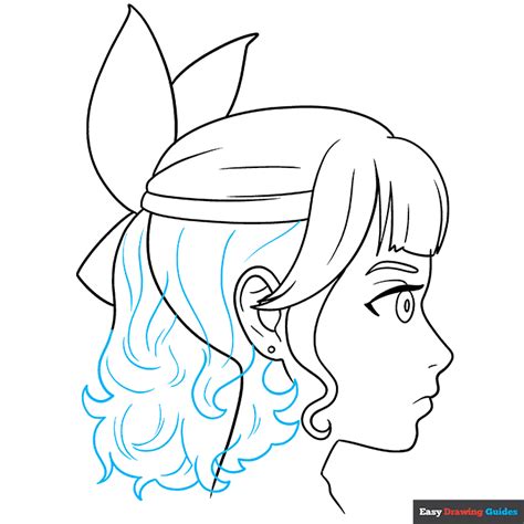 How To Draw Anime Girl With Curly Hair