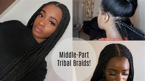 Check out our feed in braids selection for the very best in unique or custom, handmade pieces from our wigs shops. LONG MIDDLE-PART FEED IN TRIBAL/FULANI BRAIDS + BOX BRAIDS ...
