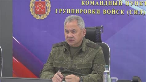 Lactu En Vidéo Le Ministre Russe De La Défense Sergueï Choïgou