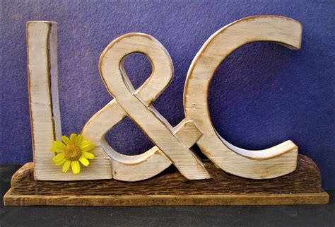 Wooden Letters Wooden Initials Decorative Letters Personalized