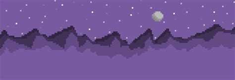 Night Sky Aesthetic Pixel Art Maker