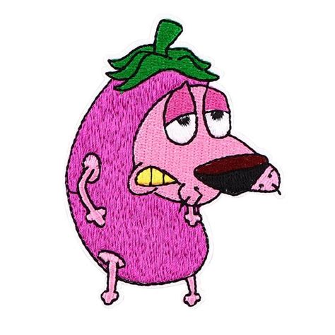 Courage The Cowardly Dog ‘the Great Eggplant Embroidered Patch
