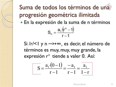 De Una Progresion Geometrica Se Conoce A Y R Calcula La Suma De Hot