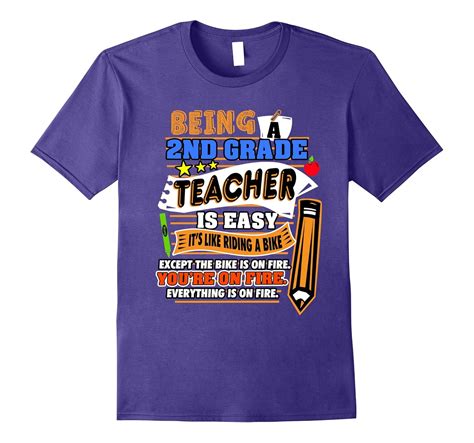 Funny 2nd Grade Teacher T Shirt Sarcastic Teaching Shirt Cl Colamaga