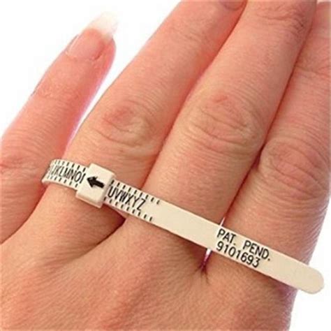 Ring Sizer Measure Finger Gauge Ring Sizing Tool For Wedding Rings