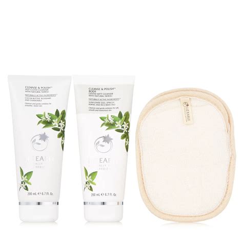 Liz Earle Neroli Scented Cleanse And Polish Face And Body Duo Qvc Uk