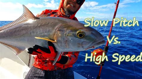 Speed Jigging Vs Slow Pitch Jigging Offshore Fishing Crazy Amber