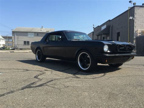 1965 Ford Mustang Base Hardtop 2 Door 47l Matte Black Classic Ford