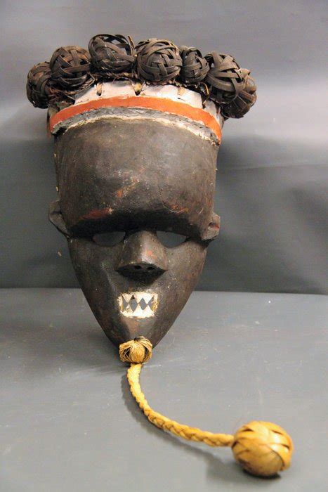 African Warrior Mask Salampasu Drc Congo Catawiki