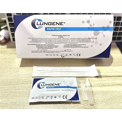 Rapid Test Swab Antigen Lungene 1 Box Shopee Indonesia