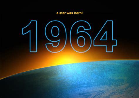 Birth Year 1964 Digital Art By Alexander Drum Pixels