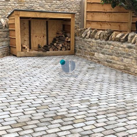 Kandla Grey Sandstone Paving Cobble Setts We Like Stone