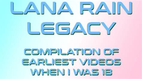 Lana Rain Legacy Compilation Vol Lana Rain Erothots