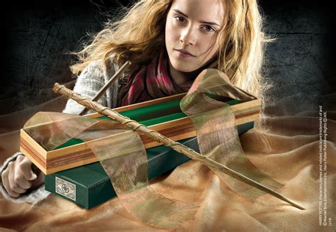 Harry Potter Réplique Baguette Hermione Granger Boîte Ollivander Armes De Collectionfilms