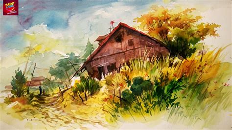 There are only a few supplies if you're in need of watercolor painting ideas, never fear! How To Paint A Simple Landscape With Easy Strokes Of ...
