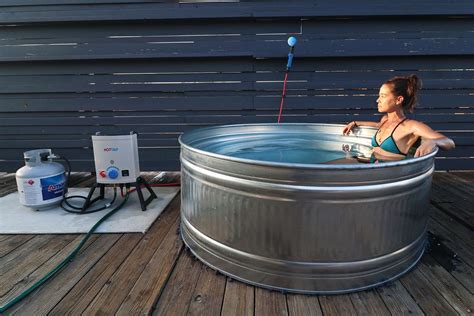 Don’t Want To Wait For A Hot Tub Try A Diy Stock Tank Pool The Seattle Times