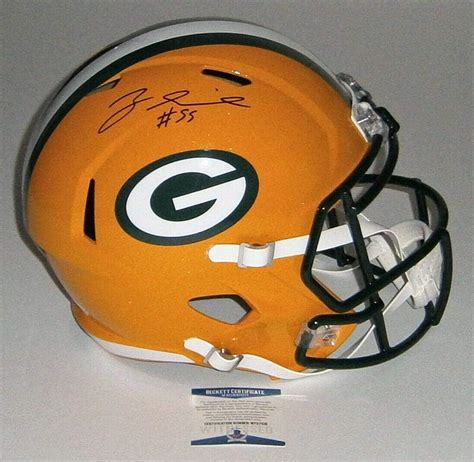 Packers Zadarius Smith Signed Full Size Speed Replica