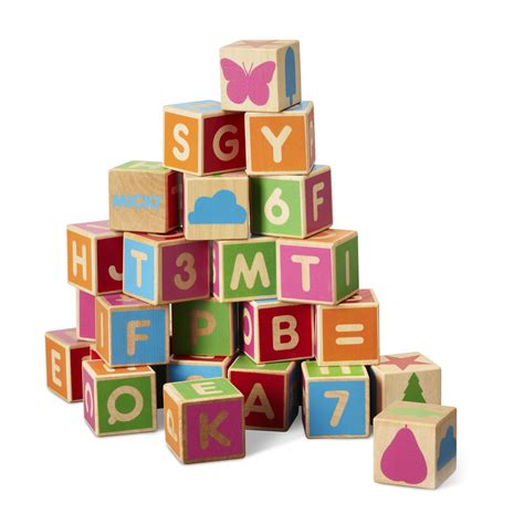 Buy Micki Wooden Alphabet Blocks 10213500