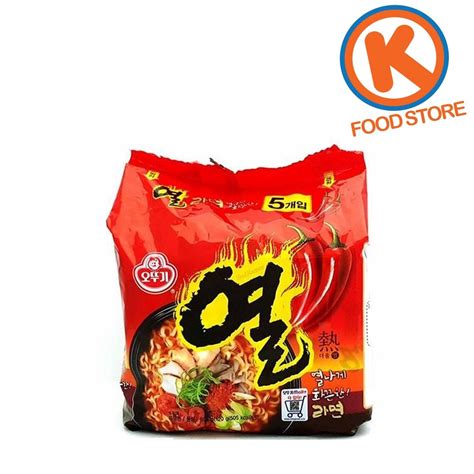 1 Pack5pcs Ottogi Korean Yeulyeol Ramen Noodle 600g Korean Ramen