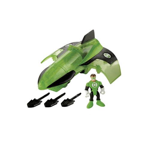 Imaginext Dc Super Friends Green Lantern Action Figure With Jet