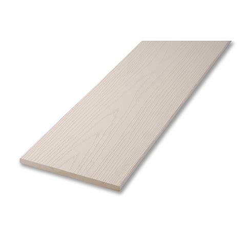 Shop Azek 12 X 8 X 12 White Composite Deck Trim Board At