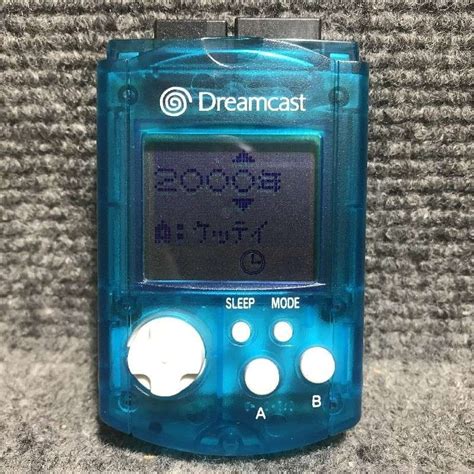 Visual Memory Unit Azul Transparente Jap Sega Dreamcast