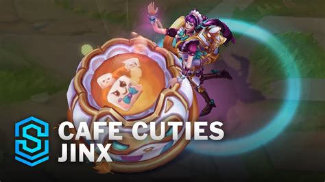 Cafe Cuties Jinx Skin Spotlight Pre Release PBE Preview League Of Legends YouTube