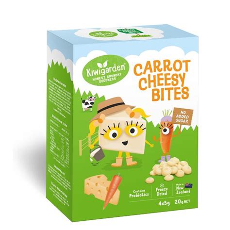 Carrot Cheesy Bites 4 X 5g