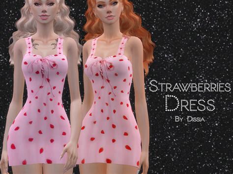 Best Sims 4 Strawberry Dress Cc To Try Out Fandomspot