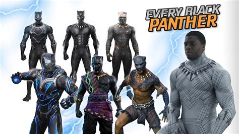 All Black Panther Suits In The Mcu Updated With Avengers Endgame