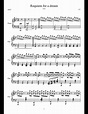 Requiem for a dream(Piano) sheet music download free in PDF or MIDI