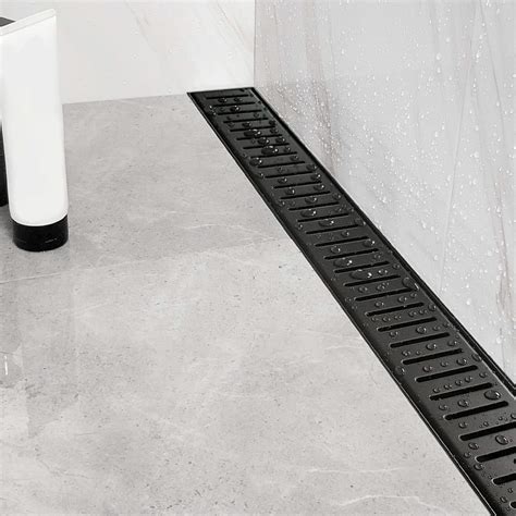 Buy Neodrain Professional Black Inch Linear Shower Drain Manufacturer With Removable Pattern