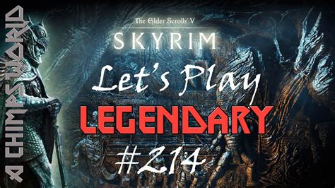 Lets Playskyrim Legendary Part 214 Spellbreaker Youtube