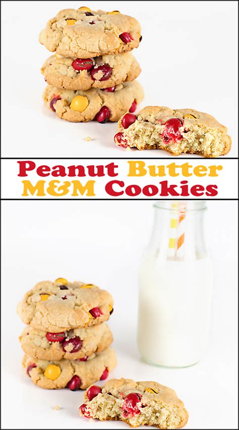 Peanut Butter Mandm Cookies Joy In Every Season