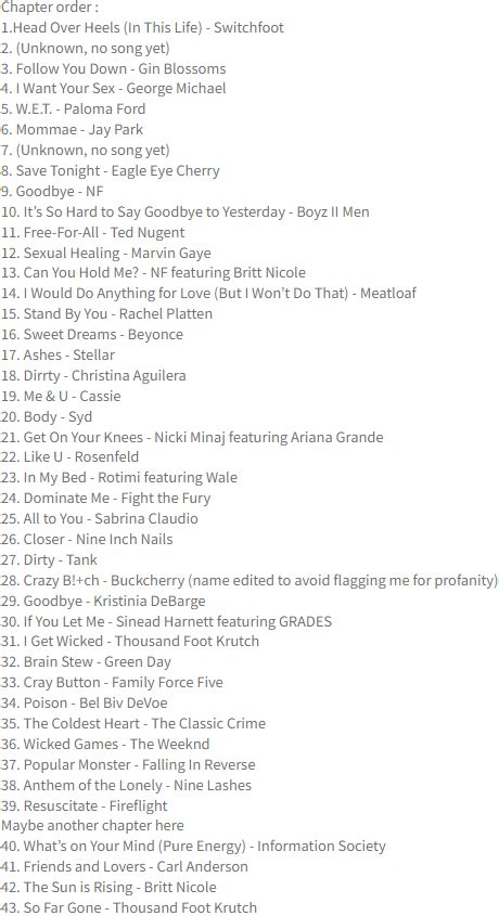 🌹 ️‍🔥adeline Addie Myles ️‍🔥🌹 On Twitter Updated Book Playlist Each Songs Lyrics Set The