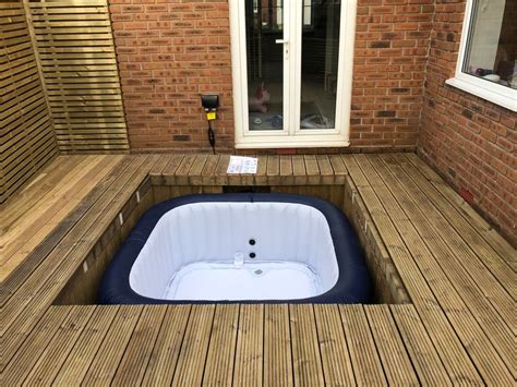 Relax In Style With A Sunken Hot Tub