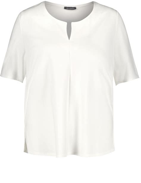 Basic Halbarmshirt In Weiss Gerry Weber