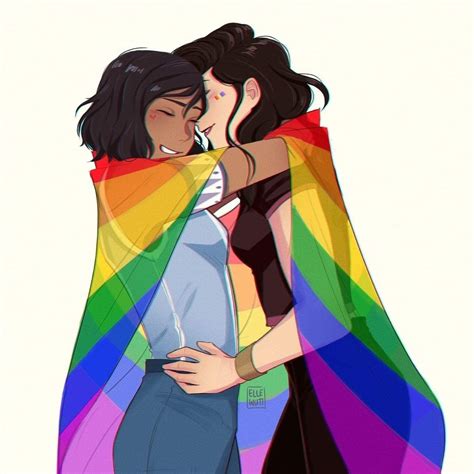 Pin De Xol En Lesbian Toon Con Imágenes Dibujos De Anime Orgullo Lésbico Arte De Pareja